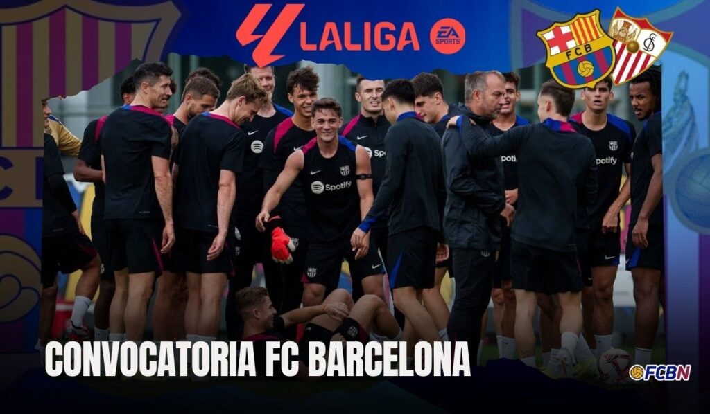 Convocatoria del FC Barcelona para el partido contra Sevilla – LaLiga EA Sports 2024/25