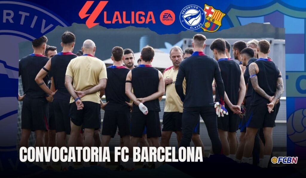 Convocatoria del FC Barcelona para el partido contra Alavés – LaLiga EA Sports 2024/25