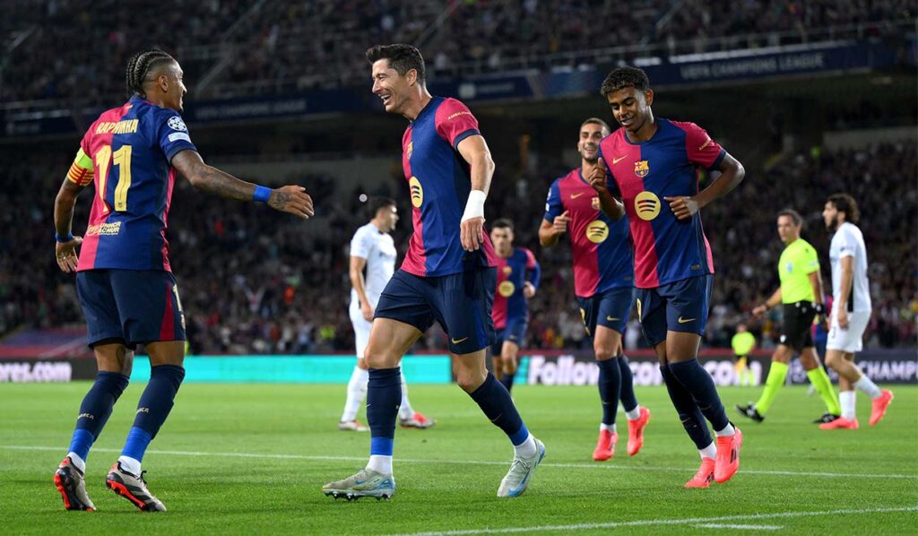 ¡Ritmo arrollador! El Barça consiguió ante el Young Boys su 4ª goleada de la temporada