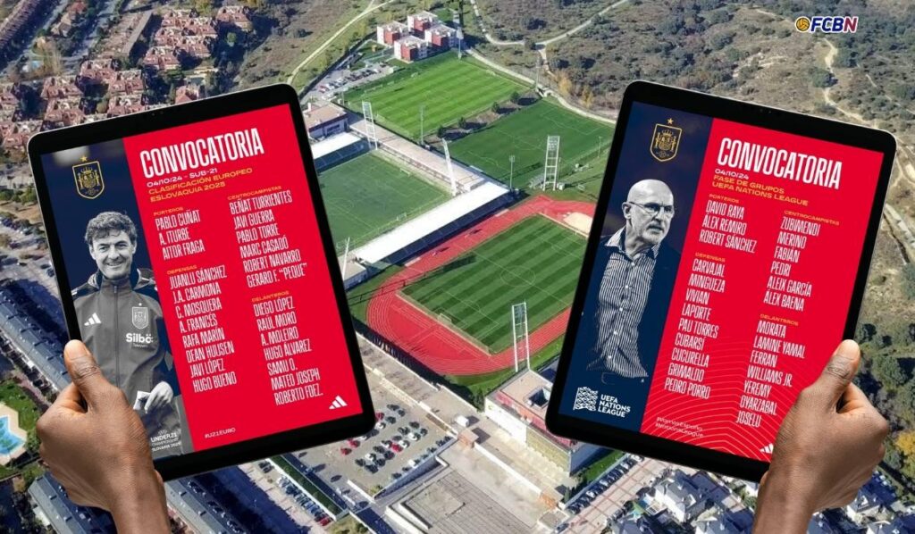 Los SEIS jugadores del Barcelona convocados por España para la fecha FIFA de octubre