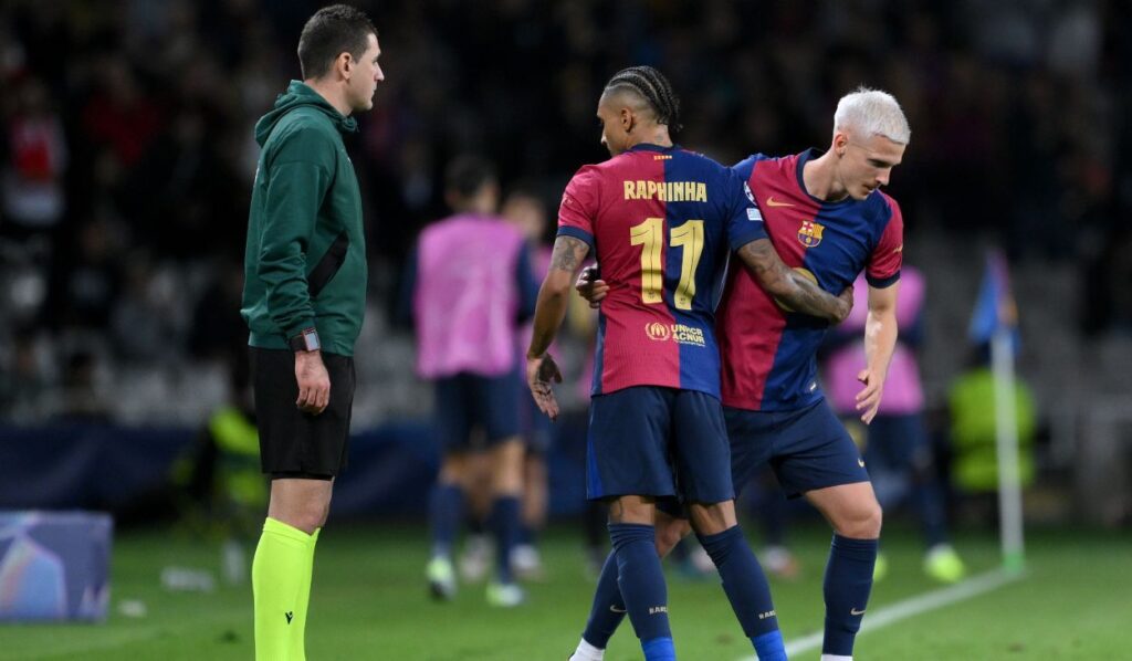 ¡Regreso esperado! Dani Olmo saltó al terreno de juego ante el Bayern Múnich