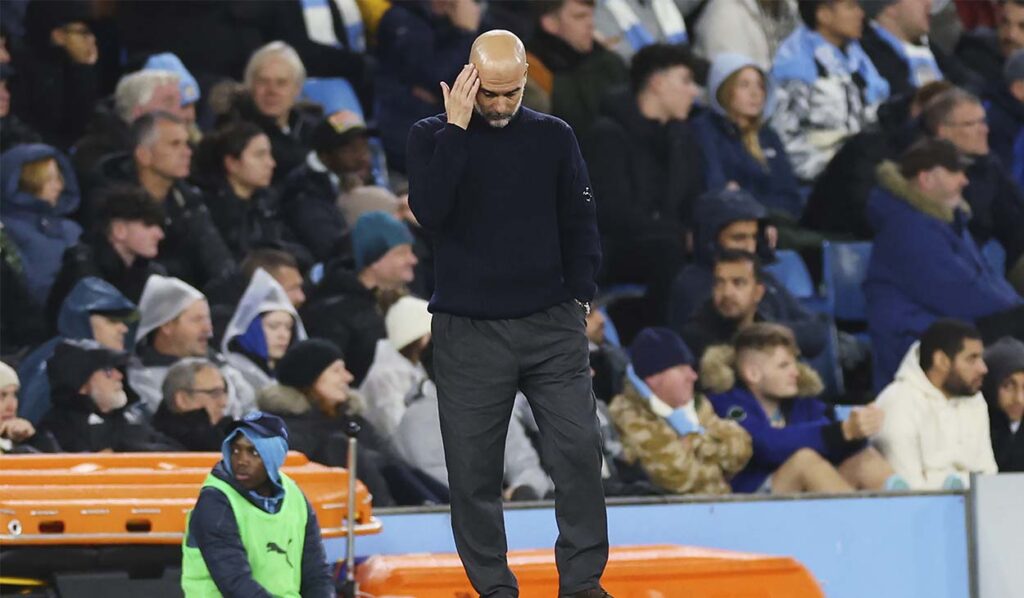 El City de Guardiola, en caída libre: ¡Suma 5 derrotas consecutivas!