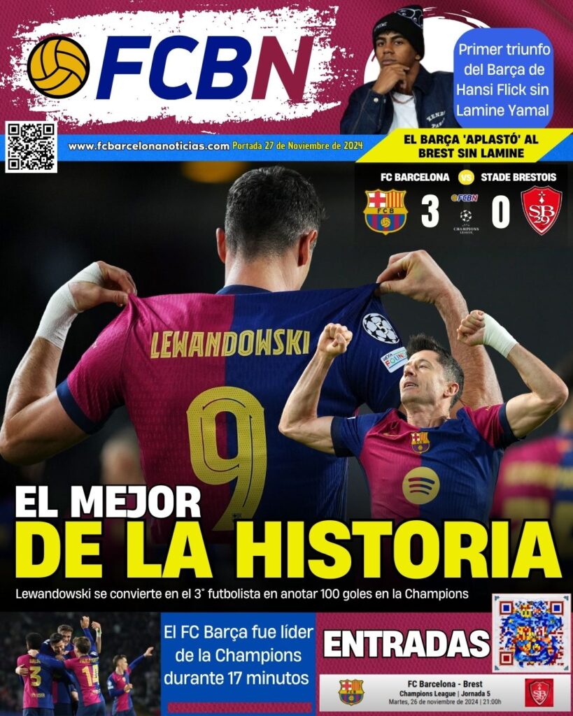 Portada de FCBN 27/11/2024: EL MEJOR 9 DE LA HISTORIA