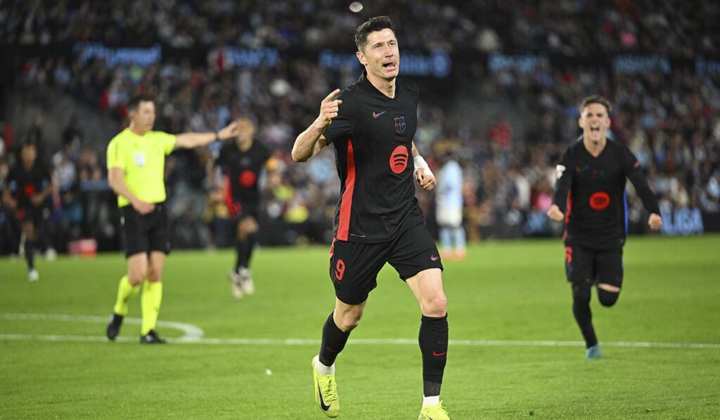 ¡El mejor ‘killer’ de Europa! Robert Lewandowski llegó a 20 goles en la 2024/25