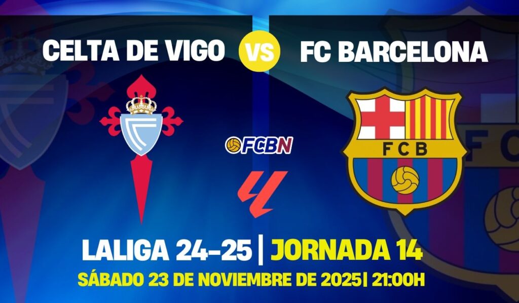 Previa Celta-Barça:  En busca de retomar la senda de la victoria en el complicado Balaídos