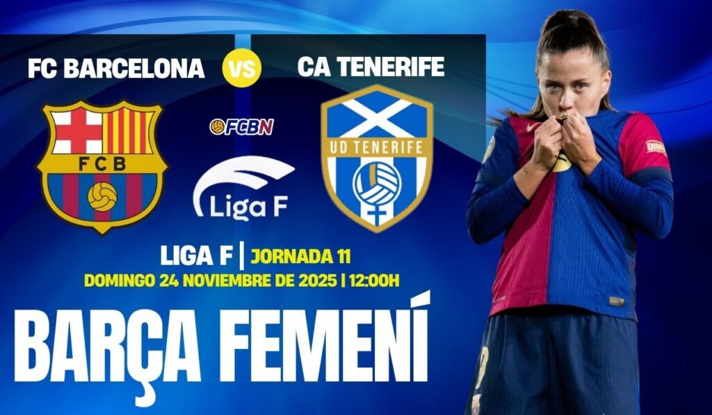 FC Barcelona – Costa Adeje Tenerife: alineaciones, horario y TV del partido