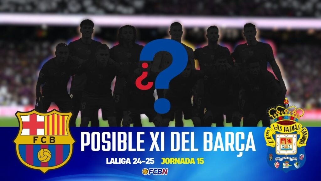 FC Barcelona vs Las Palmas: Alineaciones probables del partido – LaLiga 2024/25