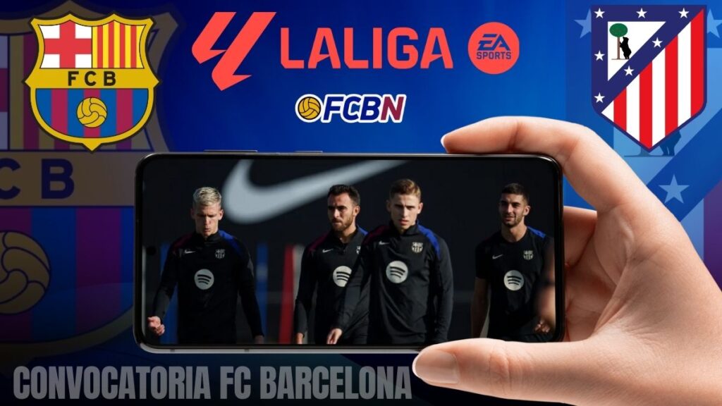 Convocatoria del FC Barcelona contra el Atlético de Madrid – LaLiga 2024/25
