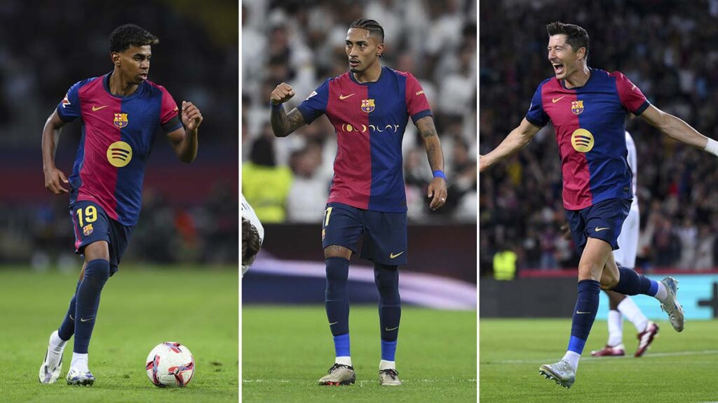 Lamine, Raphinha, Lewandowski… El 1×1 de los delanteros del Barça en la primera mitad de temporada