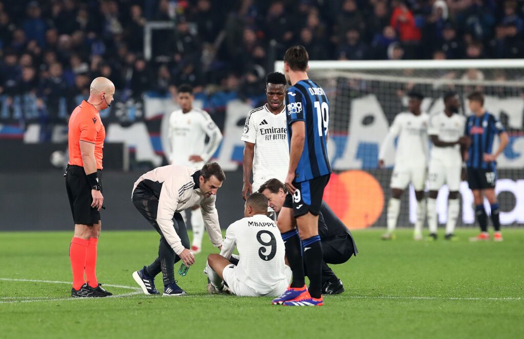 El drama de Mbappé en el Madrid no cesa: ¿lesión frente al Atalanta?