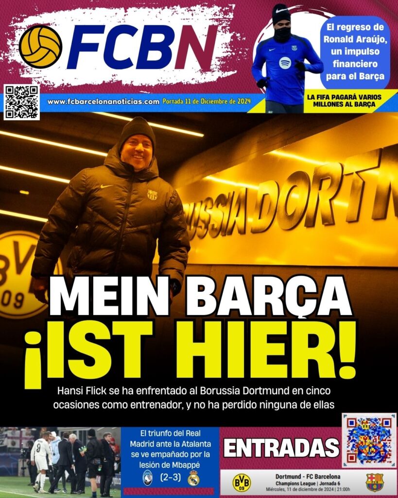 Portada de FCBN 11/12/2024: MEIN BARÇA ¡IST HIER!