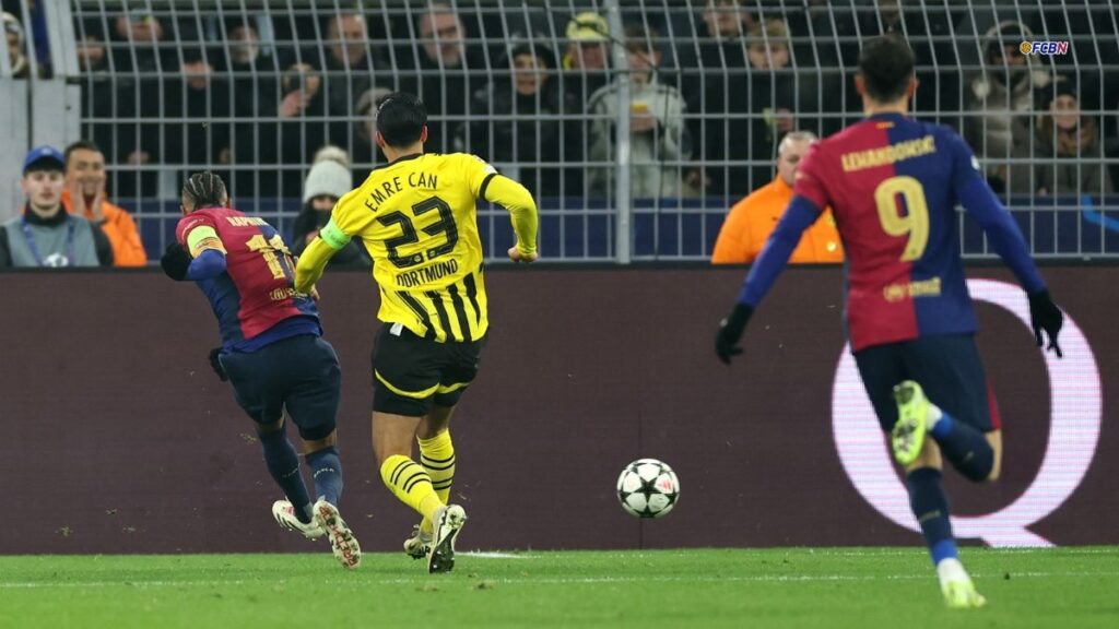 Lewandowski y Raphinha, máximos goleadores de la Champions y de LaLiga