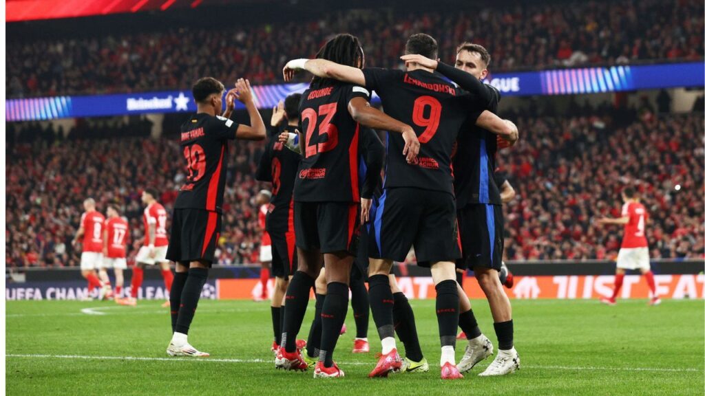 CHAMPIONS: ⁠El FC Barcelona promedia casi 4 goles por partido
