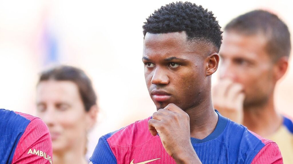Ansu Fati no tuvo minutos en la goleada del FC Barcelona al Valencia