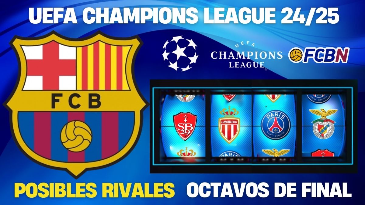 Posibles rivales del Barcelona en la Champions League