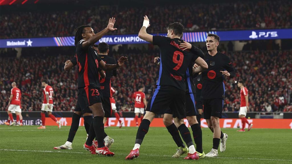 Benfica 4-5 FC Barcelona: Resumen, goles y mejores jugadas del partido – Champions League 24/25