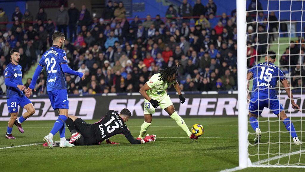 El Barcelona llevaba 4 ligas consecutivas sin marcar en Getafe