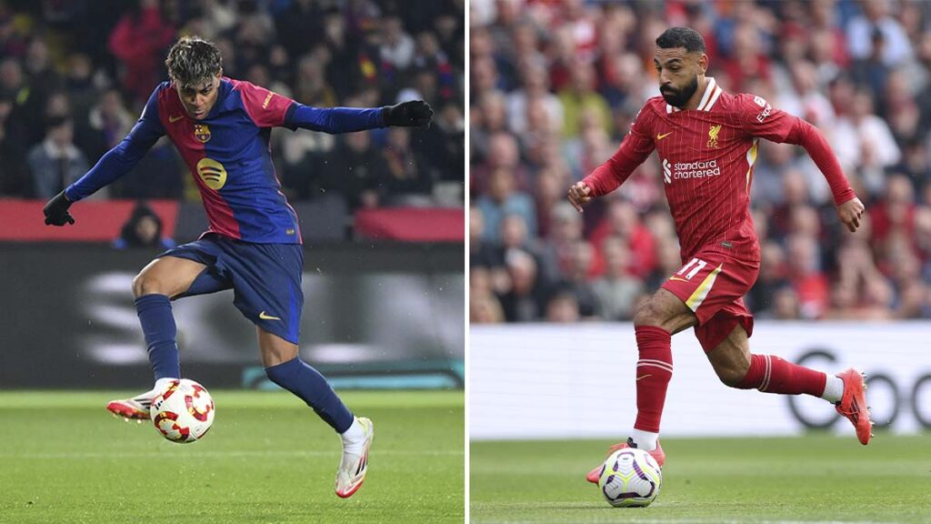 Lamine Yamal y Mohamed Salah, reyes de las asistencias en las cinco grandes ligas