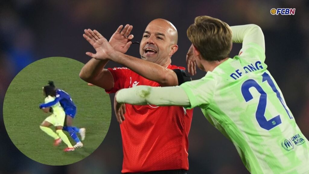 OTRO ‘ROBO’ AL BARÇA: El penalti a Koundé que podría haber dado la victoria en Getafe