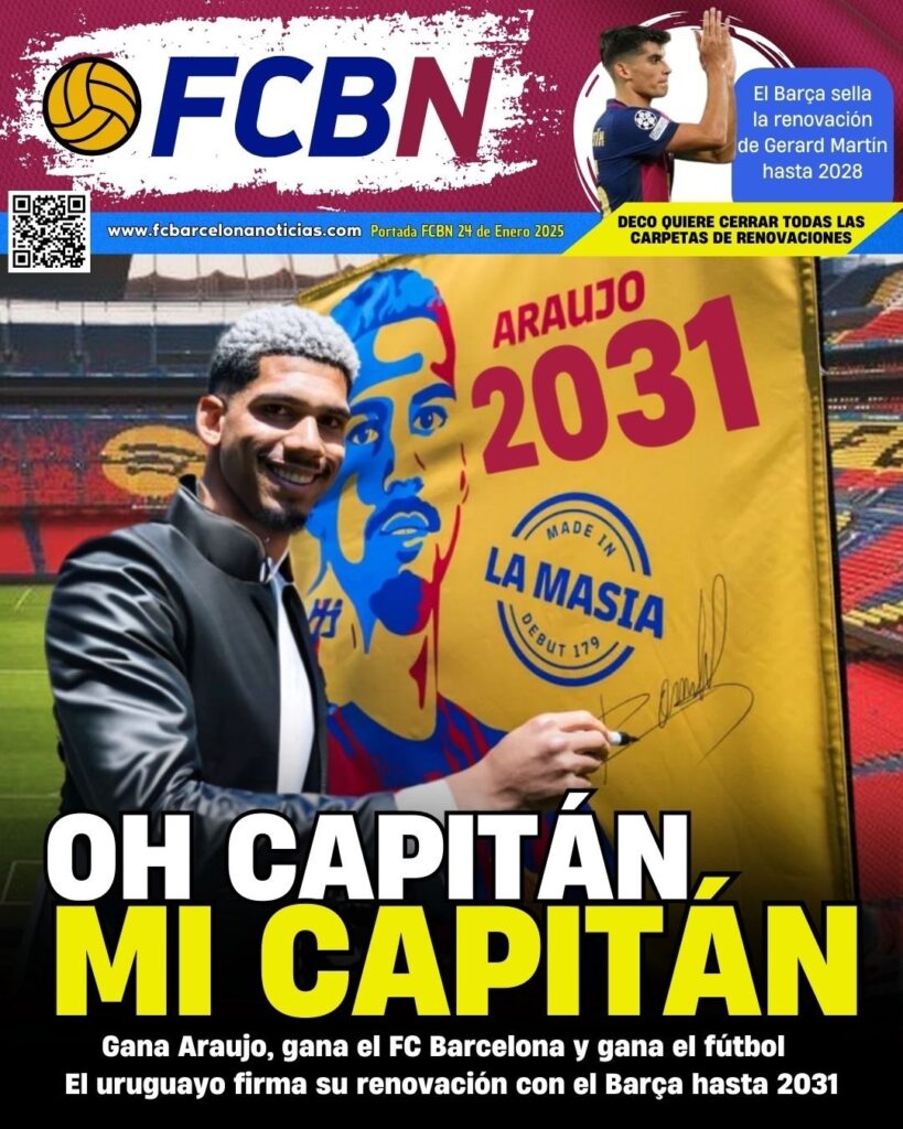 Portada de FCBN 24/01/2025: OH CAPITÁN, MI CAPITÁN
