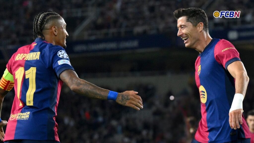 Lewandowski y Raphinha: la dupla goleadora más letal del fútbol español