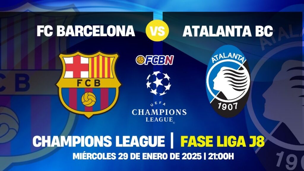 (FINAL) Barcelona 2-2 Atalanta: Última prueba para cerrar la fase liga de Champions a lo grande