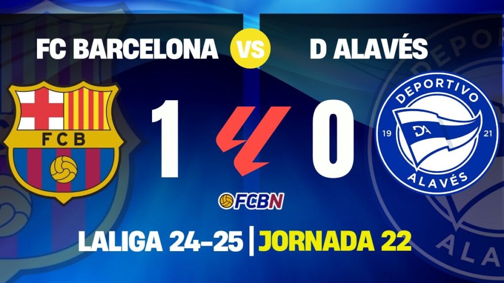 FC Barcelona 1-0 Alavés: Lewandowski mantiene vivo el sueño de LaLiga