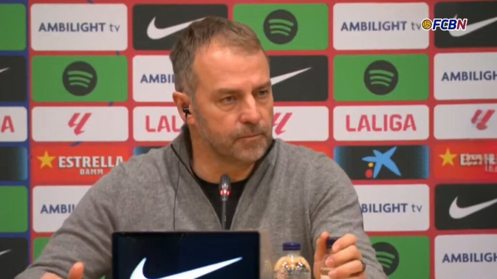 Hansi Flick, eufórico: su FC Barcelona le hace soñar con el título de LaLiga