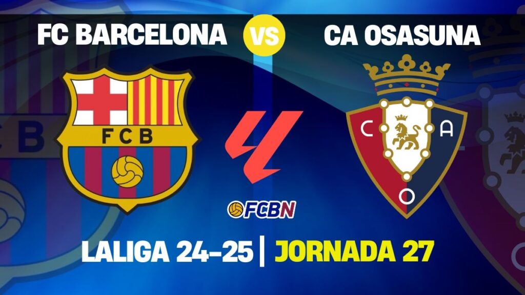Entradas FC Barcelona vs Osasuna La Liga 2024/25