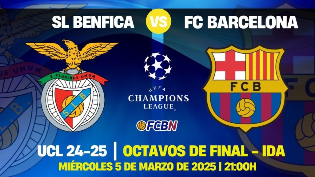 (FINAL) Benfica 0-1 Barcelona: Champions League – Octavos IDA