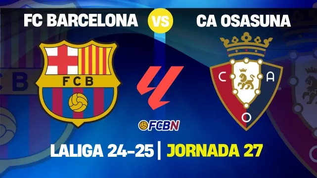 Barcelona – Osasuna: A por la revancha y el liderato en solitario