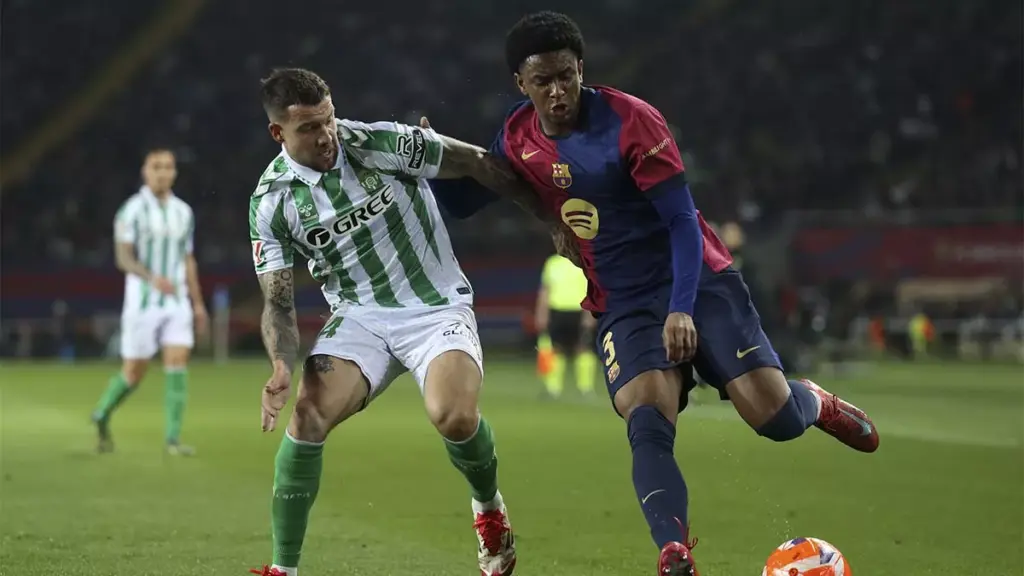 El Betis, primer rival al que el Barça no logra ganarle en LaLiga 24-25