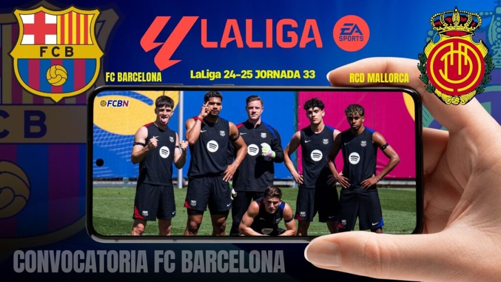 Convocatoria OFICIAL: FC Barcelona vs RCD Mallorca – LaLiga 24/25