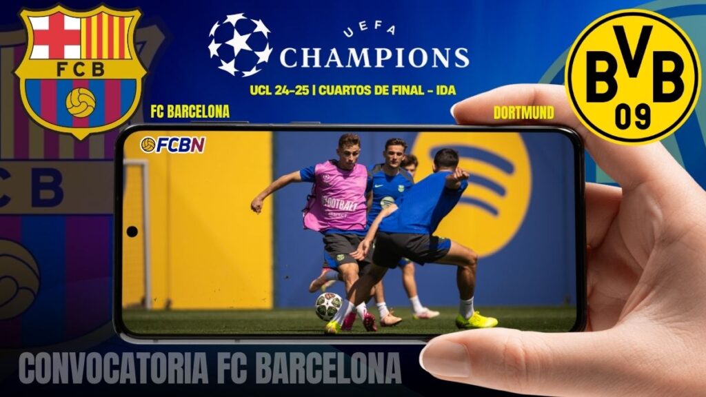 Convocatoria del FC Barcelona contra el Borussia Dortmund – Champions League 2024/25