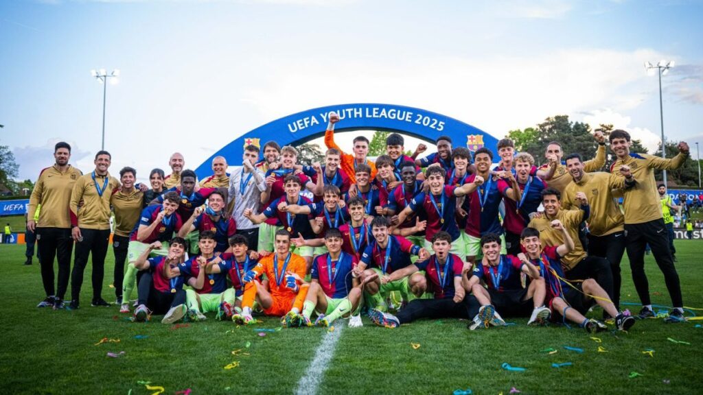 La Masia emociona al mundo: El Barça conquista la UEFA Youth League y vuelve a reinar en Europa (1-4)