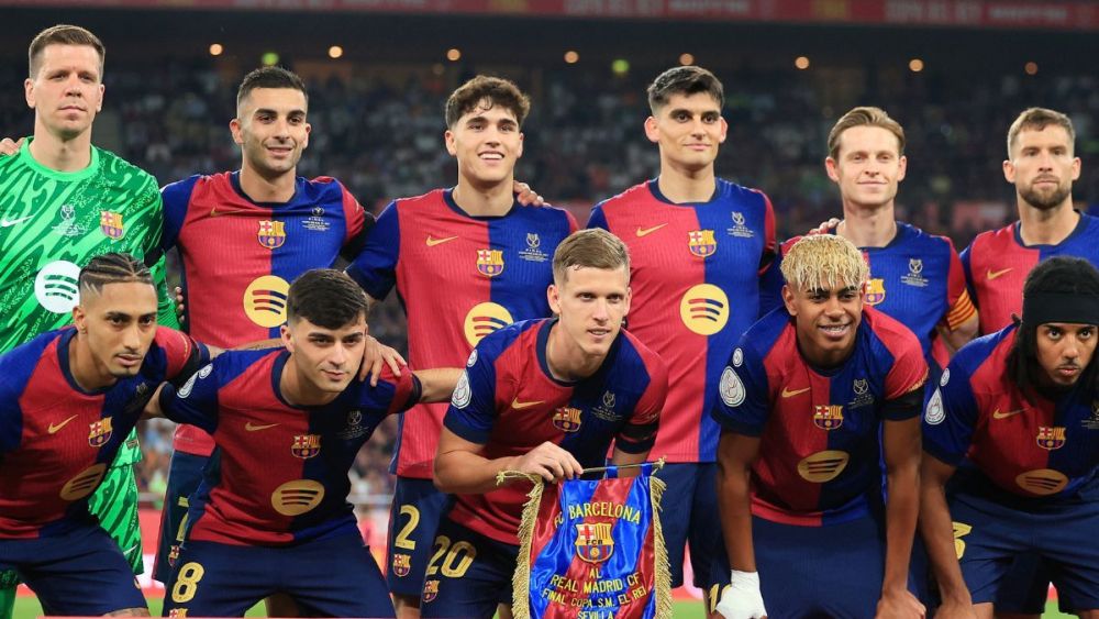 El once del FC Barcelona ante el Real Madrid en la final de la Copa del Rey