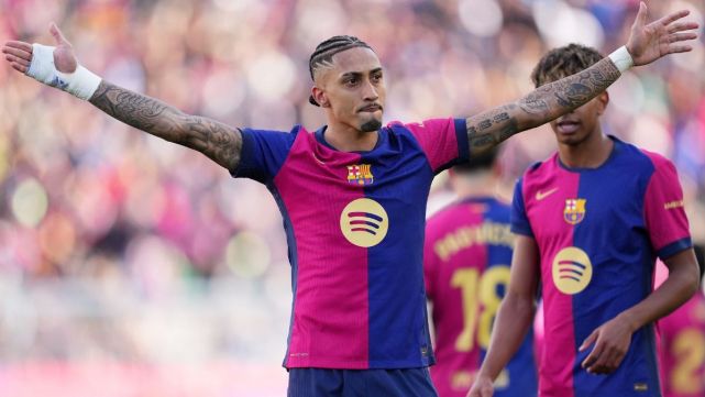 Raphinha, héroe en la remontada del FC Barcelona ante el Celta de Vigo en LaLiga EA Sports