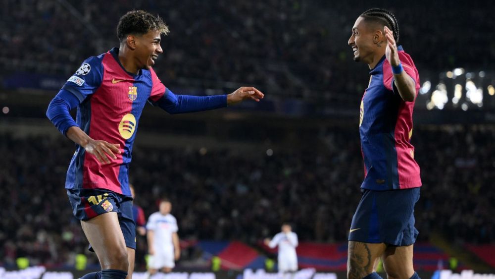 31 asistencias y una sociedad de oro: Raphinha y Lamine Yamal arrasan en el Barça