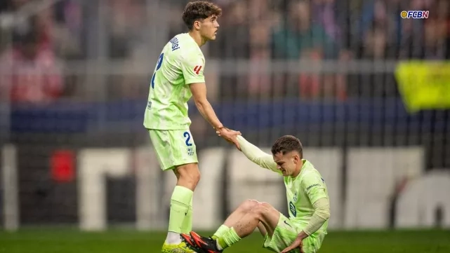 Marc Casadó cayó lesionado tras el duelo ante el Atlético de Madrid en LaLiga EA Sports 2024 25