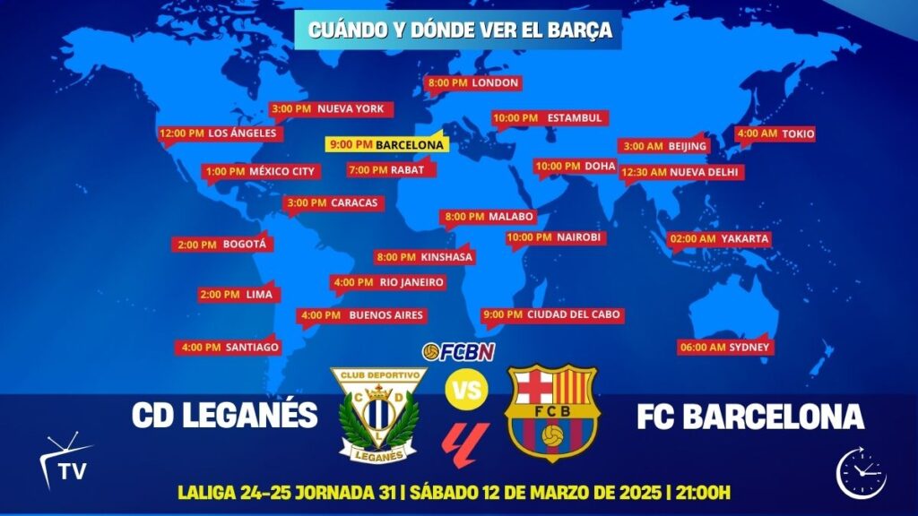 Leganés vs FC Barcelona en directo y online: Cuándo y dónde ver el partido en TV