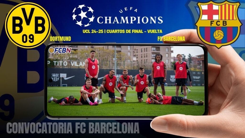 Lista de convocados del FC Barcelona contra el Borussia Dortmund – Champions League