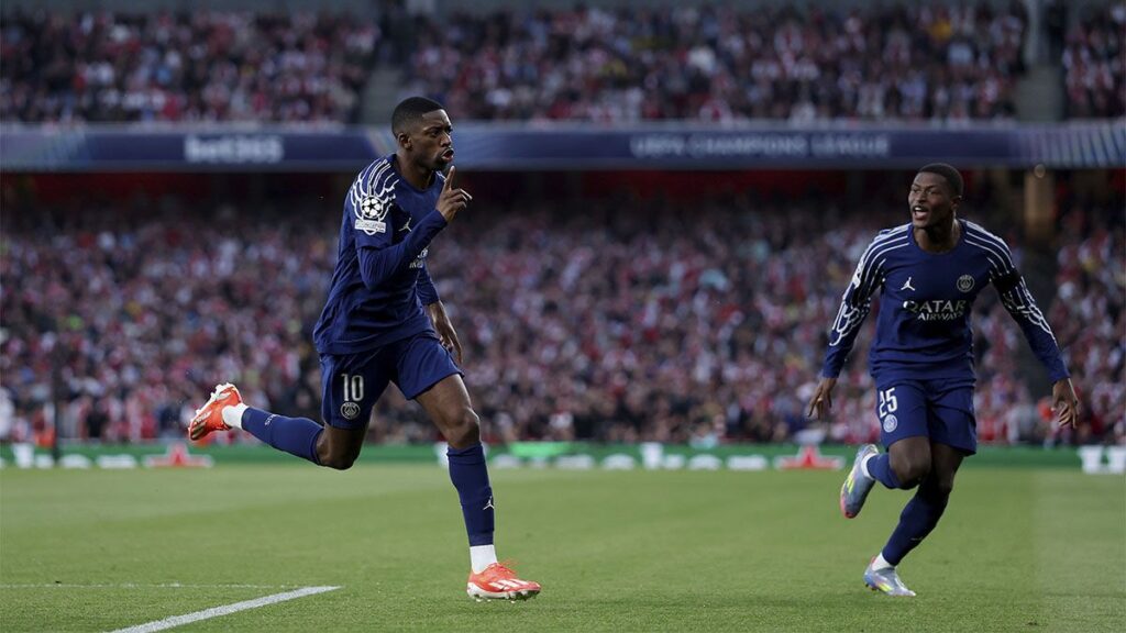 Arsenal 0-1 PSG: un gol de Dembélé acerca al Paris a la final de Champions