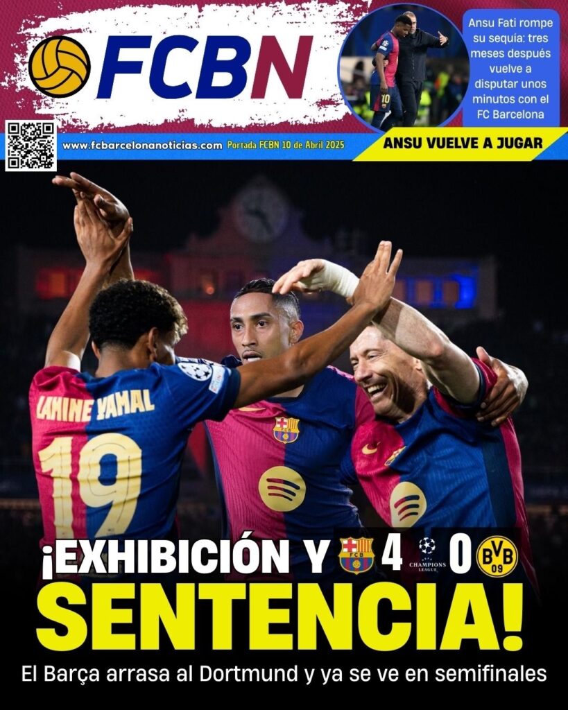Portada FCBN 10/04/2025: ¡EXHIBICIÓN Y SENTENCIA!