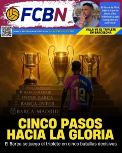 Portada FCBN 18/04/2025: CINCO PASOS HACIA LA GLORIA