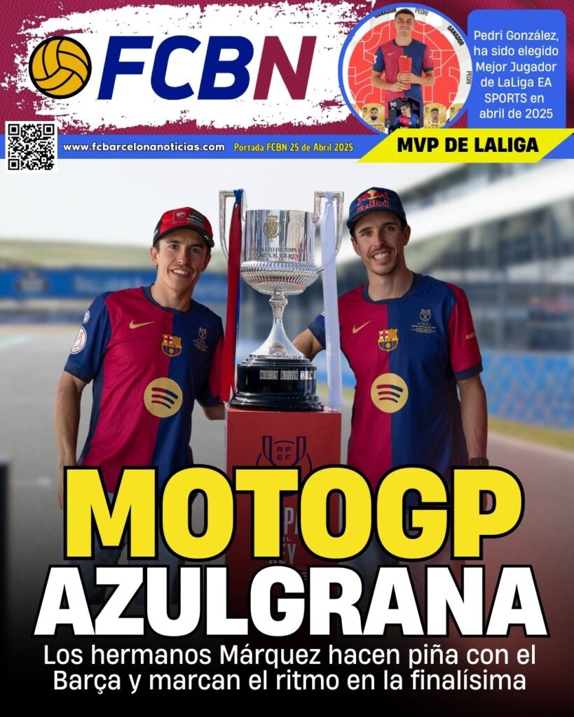 Portada FCBN 25/04/2025: MOTOGP AZULGRANA
