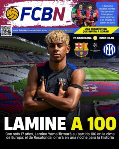 Portada FCBN 30/04/2025: LAMINE A 100