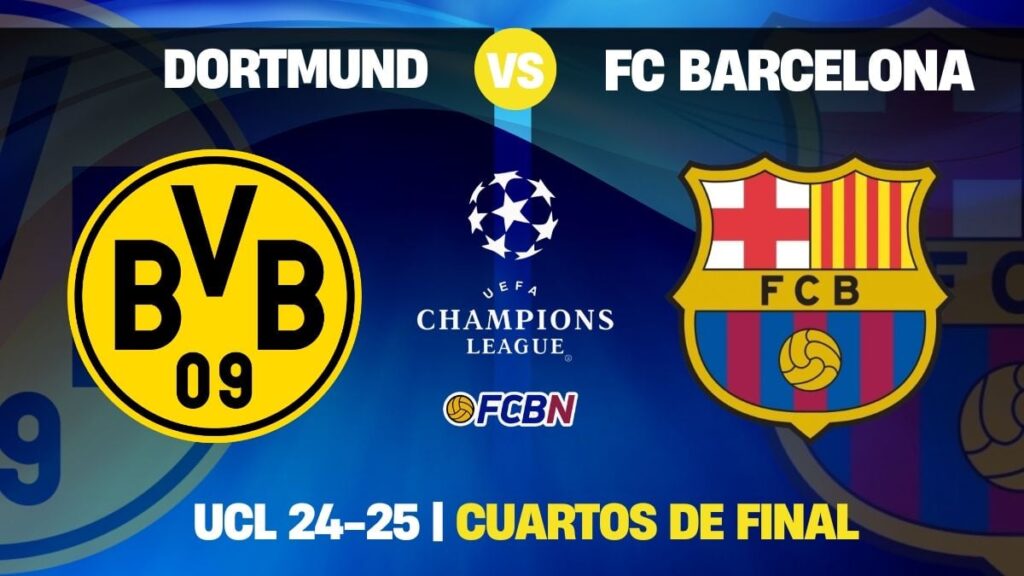 (FINAL) Dortmund 3-1 Barcelona: cuartos de final de la Champions League