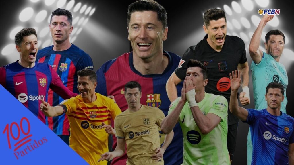 Lewandowski: 100 partidos en LaLiga con el FC Barcelona