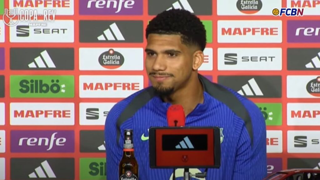 Ronald Araujo avisa antes de la final de Copa ante el Madrid: «Seremos protagonistas e iremos a por el título»