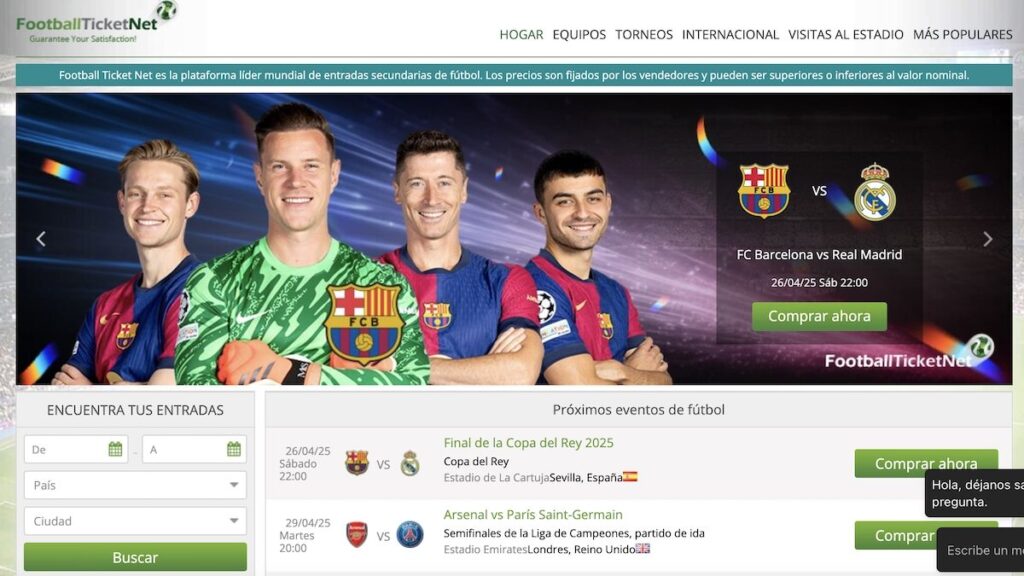 FootballTicketNet: La forma más segura y sencilla de vivir el fútbol